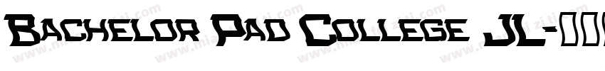 Bachelor Pad College JL字体转换